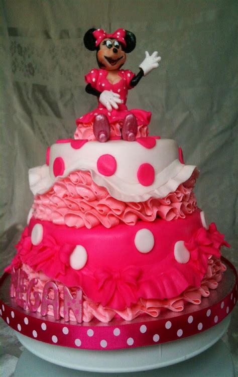 Minnie Mouse Pink Princess Cake - CakeCentral.com