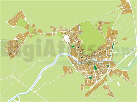 Orihuela - city map