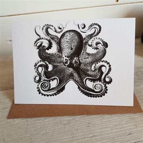 Pack of 5 Octopus Cards – Indigo Joy