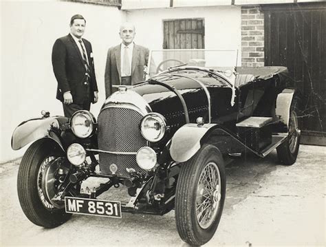 Bonhams : Two unpublished photographs of W O Bentley on his 80th ...