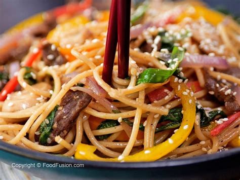 Korean Japchae Noodles – Food Fusion