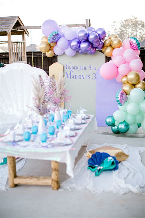 Kara's Party Ideas Little Mermaid Birthday Party | Kara's Party Ideas