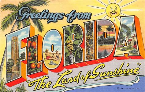 Vintage Florida FL Postcards | OldPostcards.com