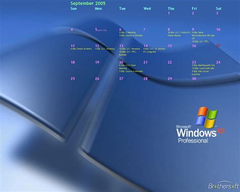 Desktop Calendar Windows 10