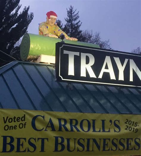 Roland- the Man on the Roof – Christmas Decorations – Traynor’s Floors & Carpet Westminster, MD