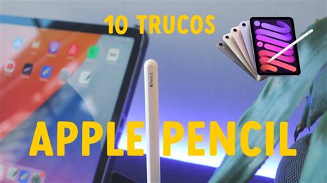 Apple Pencil en el iPad 10 TRUCOS ️ - YouTube
