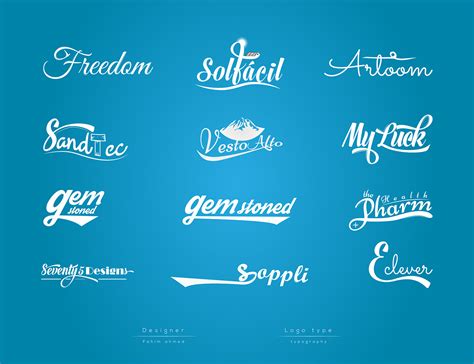 Text-based Logos design :: Behance