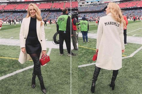 See Brittany Mahomes Outfit at Chiefs vs. Patriots Game