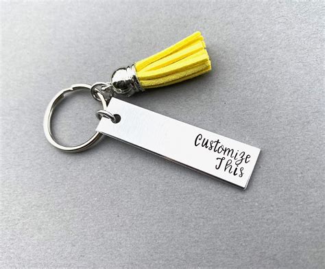 Custom Keychain Personalized Keychain Gift Personalized - Etsy