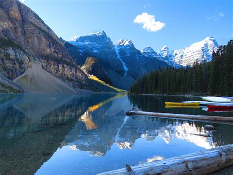 MichaelPocketList: Lake Moraine, Alberta - OC [4460 x 3369]