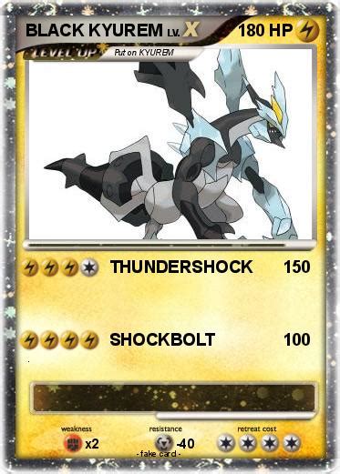 Pokémon BLACK KYUREM 467 467 - THUNDERSHOCK - My Pokemon Card