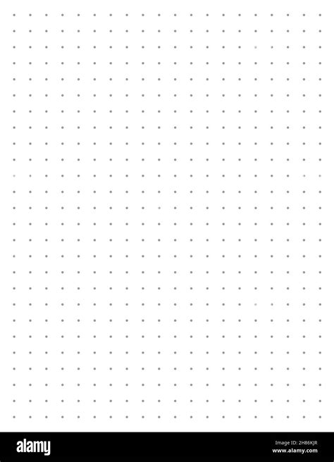 Graph paper. Printable dotted grid paper on white background. Geometric ...