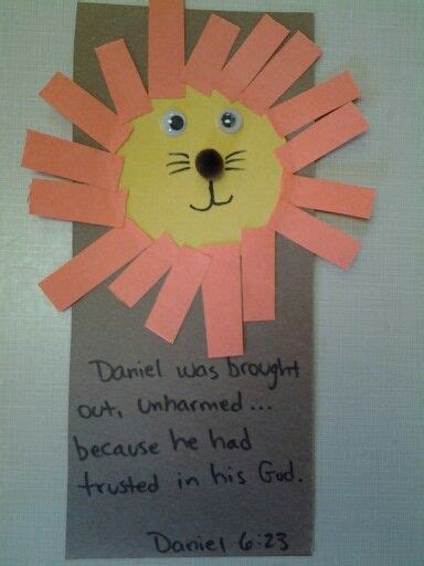 Daniel and the lion's den craft Sunday School Crafts For Kids, Bible School Crafts, Sunday ...