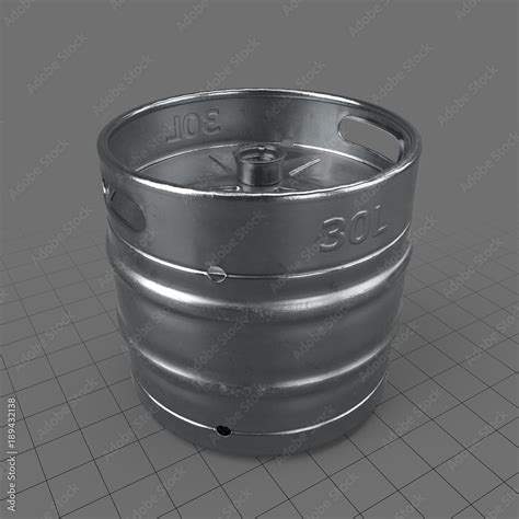 Pony beer keg Stock 3D asset | Adobe Stock