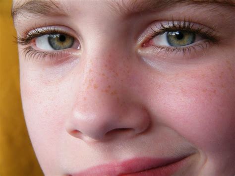 Free stock photo of freckles, green eyes, kid