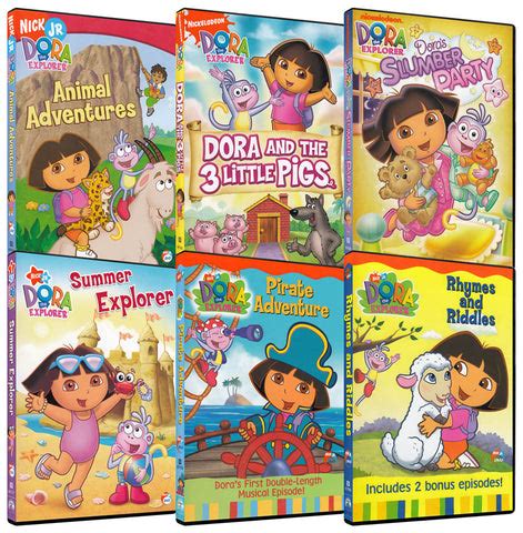 Dora the Explorer 6-Pack Collection #1 (Boxset) on DVD Movie