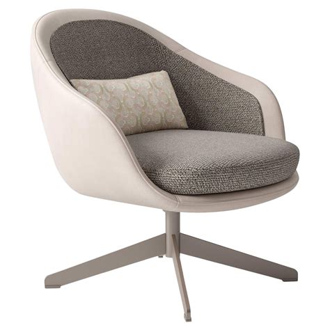 Gray Swivel Chair For Sale at 1stDibs