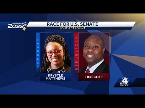 2022 South Carolina senate election results: Tim Scott, Krystle Matthews - CONAN Daily | Quorum Call