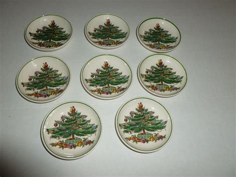 Spode Christmas Tree Butter Dish 3 Inch - Lot of 8 | eBay