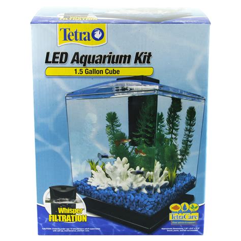 Tetra Led Aquarium Kit 15 Gallon Cube - Aquarium Views