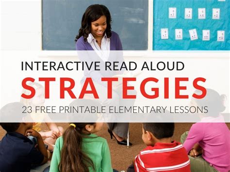 Interactive Read Aloud Strategies—23 Lessons to Get You Started! in 2020 | Interactive read ...