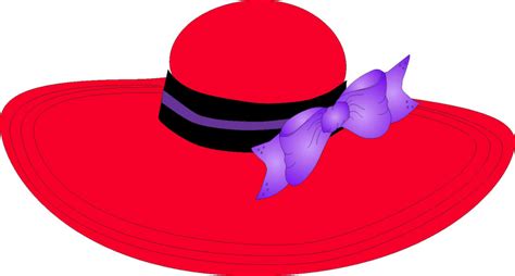 Sun Hat Clipart Transparent Vector Red Hat Society - Red Hat Clip Art - Png Download - Full Size ...