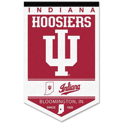 Indiana Hoosiers Heritage Logo History Banner - State Street Products