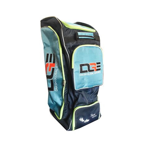 Cricket Kit Bag (Green & Blue) - DGE Cricket