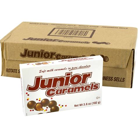 Junior Mints Junior Caramels, 3.6 oz, 12 count - Walmart.com - Walmart.com