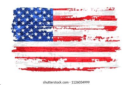 Grunge Flag Usavector American Flag Stock Vector (Royalty Free ...