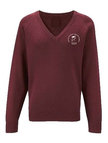 Mount Pleasant School V-Neck Knitted Jumper | County Sports and Schoolwear