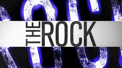 Dwayne "The Rock" Johnson WWE Entrance Video - YouTube