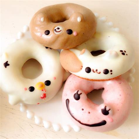 (ღ•͈ᴗ•͈ღ) : Photo Cute Donuts, Mini Donuts, Baked Donuts, Doughnuts ...