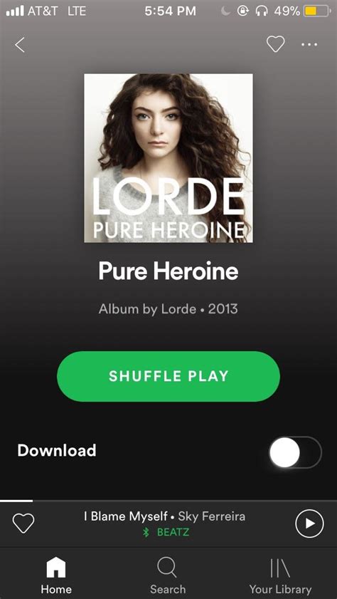 Alternate Pure Heroine cover I got on Spotify : r/lorde