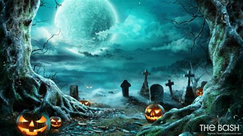 Halloween Night Zoom Background Pack Virtual Background Instant Download Halloween Background co ...