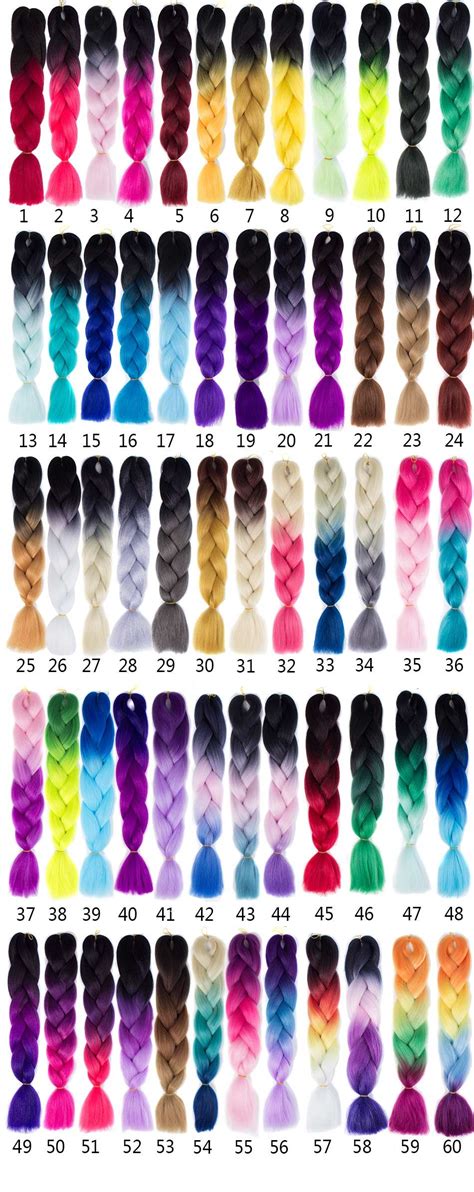 ombre braiding hair color chart - Antonetta Carder