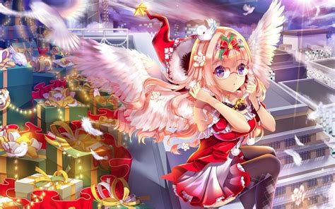 Christmas Anime Girl Wallpapers - Wallpaper Cave