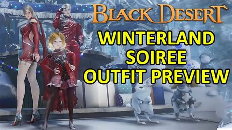 Winterland Soiree Outfit [All Class] Preview Winter Costume 2022 (Black Desert Online) BDO - YouTube