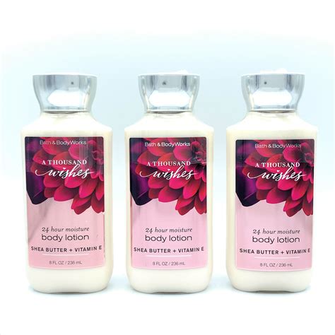 Bath and Body Works A Thousand Wishes 8-fl oz Super Smooth Body Lotion 3-Pack - Walmart.com