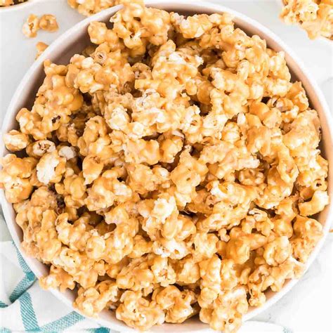 Peanut Butter Popcorn - Homemade Peanut Butter Popcorn