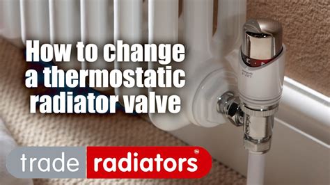 How To Change a Thermostatic Radiator Valve - YouTube