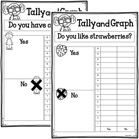 Tally & Graph: Data Collection Worksheets - Top Teacher