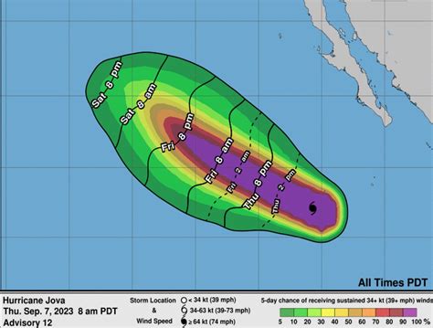 Another Hurricane, Named Jova, Looms In the Pacific Ocean