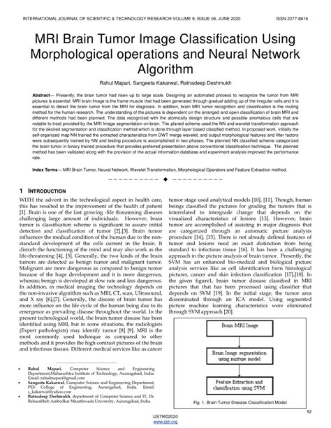 (PDF) MRI Brain Tumor Image Classification Using Morphological operations and Neural Network ...
