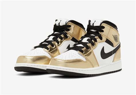 Air Jordan 1 Mid SE Metallic Gold Full Family Release Info ...