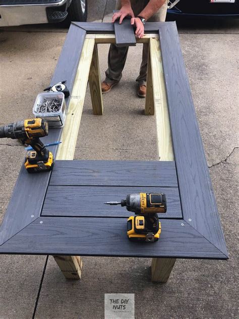 DIY 2x4 Upholstered Farmhouse Style Bench - | Diy outdoor table, Diy outdoor furniture ...