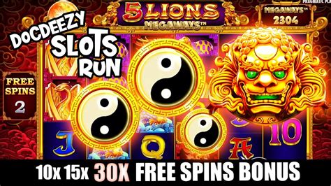 5 Lions Megaways 10x 15x and 30x Free Spins Bonus - YouTube