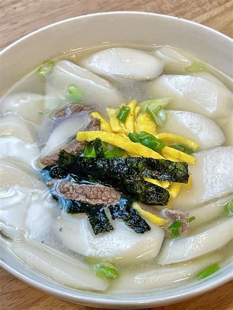 Rice Cake Soup (tteokguk) | LOVE KOREAN FOOD