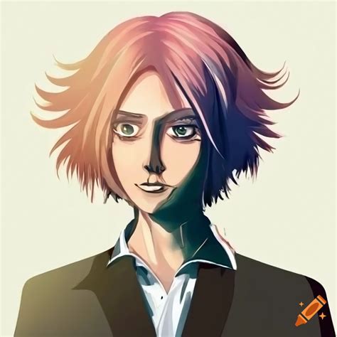 Anime-style depiction of a modern corporate executive