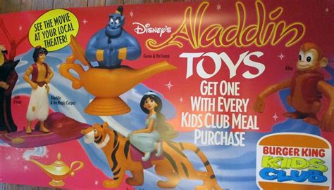 Burger King Jr. Meal Toys 1992 – Aladdin – Kids Time